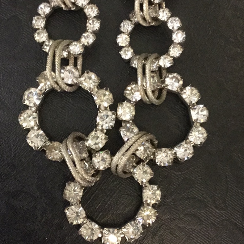 Diamond  circle necklace.